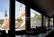88,46qm Panorama-Dachterrassenwohnung in Stein, Donaublick, Lift, DPU-fußläufig
