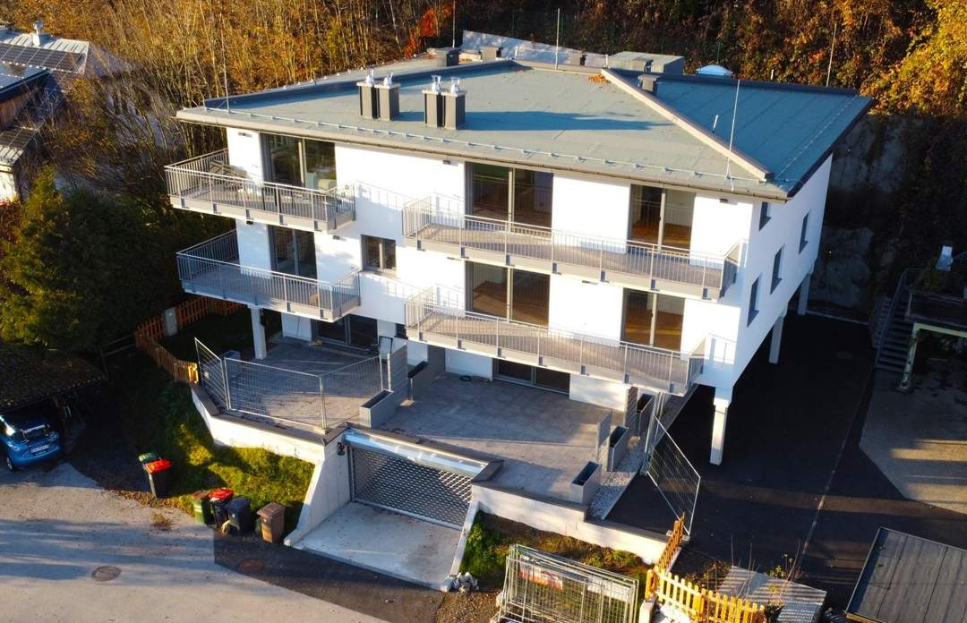 Exklusive 3-Zi-Neubauwohnung mit Sonnenbalkon in Mondsee-Tiefgraben