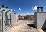Helle Dachgeschosswohnung mit 3 Schlafzimmern, Kamin &amp; Dachterrasse