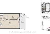 TOPLAGE und ERSTBEZUG: Hofseitige, moderne 2-Zimmerwohnung mit großer Loggia! Besichtigung ab Februar 2025 möglich!