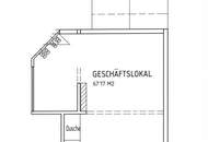 Verkaufsfläche, Büro, Praxis, Atelier, Studio oder Dienstleistungsbetrieb mit 2 eigenen PKW-Abstellplätzen im Ortszentrum von Sierning!