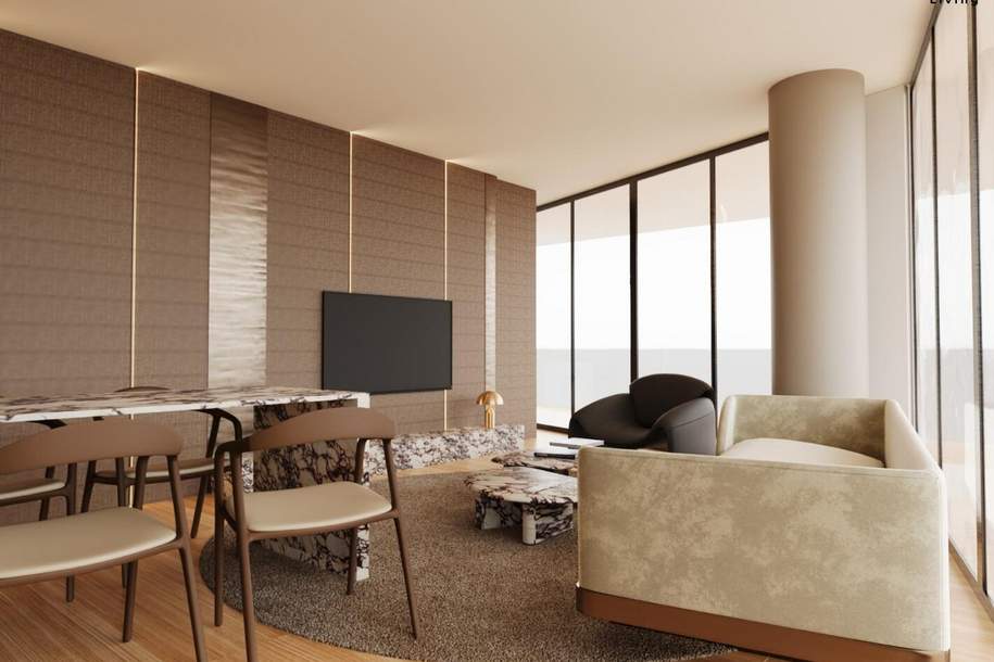 Luxuriöses City-Apartment in den Danube Flats – Perfekte Anbindung & atemberaubender Blick, Wohnung-kauf, 525.000,€, 1220 Wien 22., Donaustadt