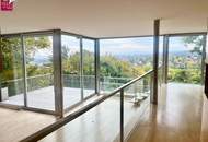 Wohngenuss mit Traumfernblick: Teilmöblierte Traumvilla mit Outdoorpool, Garten, Sauna, Jacuzzi Indoor, Tischtennistisch, uvm.