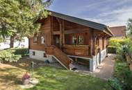Wohnen wie im Urlaub – Rustikales Holzhaus mit Wohlfühlflair und Gartenidylle in Perchtoldsdorf