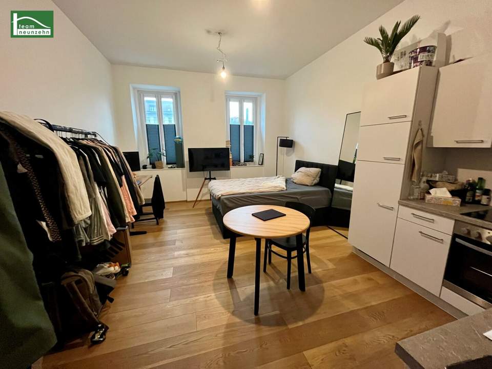 DIREKT BEIM AKH - SANIERTE KLEINWOHNUNG - 2 MIN ZUR U6 - INKL. EINBAUKÜCHE - BEFRISTET VERMIETET BIS 07/2026