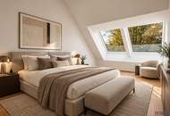 **Architektur, Design mit hochwertigen Materialien und ein durchdachter 3-Zimmer-Grundriss in einer Grünruhelage**