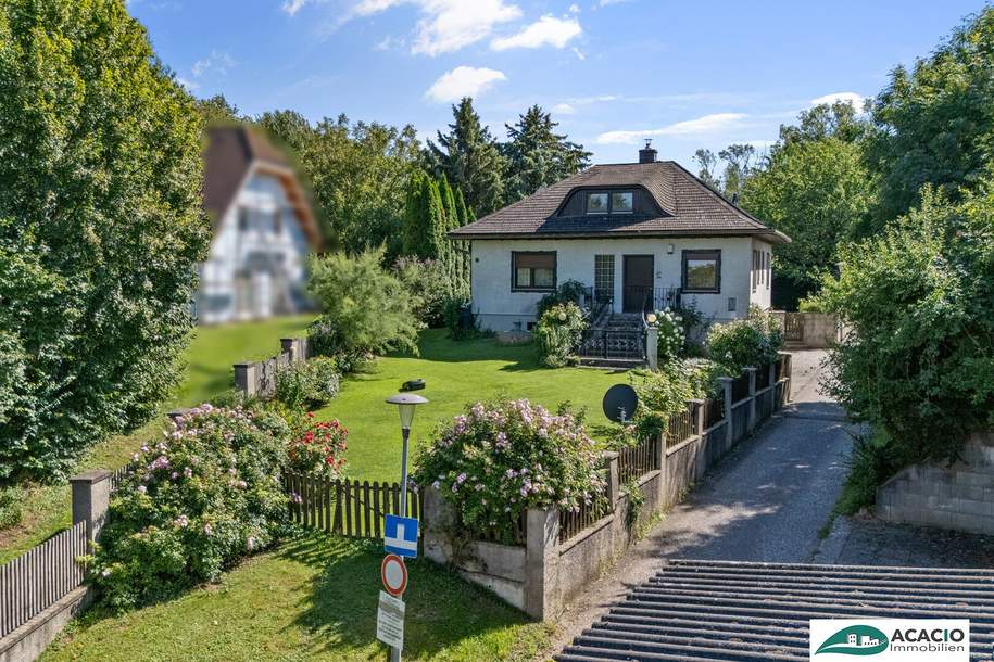 **Preis optimiert** Charmantes Einfamilienhaus in herrlicher Grünruhelage, Fernblick ins Tullnerfeld inklusive, Haus-kauf, 375.000,€, 3451 Tulln