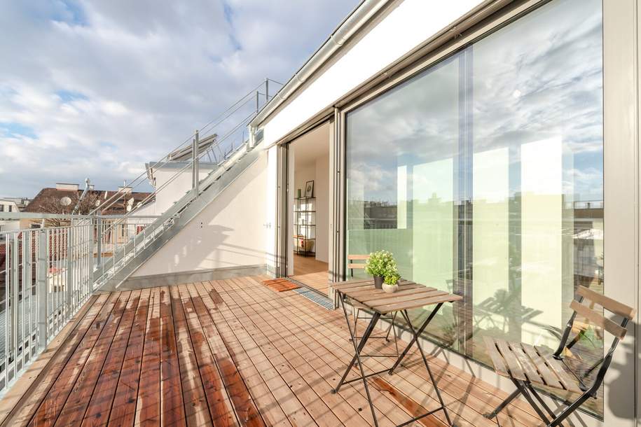 ++FonteFlats++ Fantastischer 4-Zimmer Dachgeschoss-ERSTBEZUG mit großartiger Dachterrasse, Wohnung-kauf, 699.000,€, 1100 Wien 10., Favoriten
