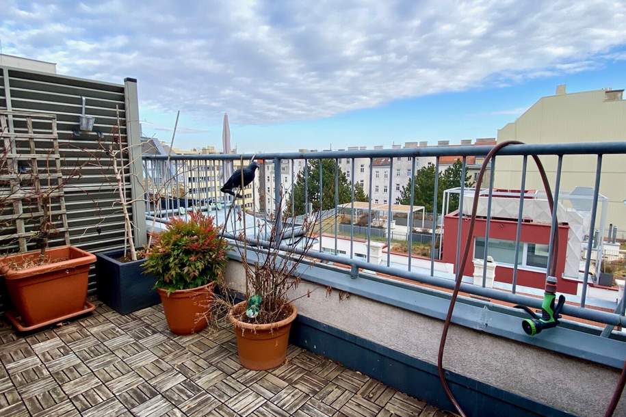 MAISONETTE MIT SCHÖNER TERRASSE IM KLASSISCHEN ALTBAU, Wohnung-kauf, 278.000,€, 1050 Wien 5., Margareten