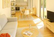 FRÜHJAHRSAKTION! Barfuß ins Gras. Direkt vom Wohnzimmer aus. Den Sommer bereits im eigenen Garten verbringen! TOP Neubauwohnung mit viel Freiraum! 3 Zimmer + Grün wohin das Auge reicht + Luftwärmepumpe!