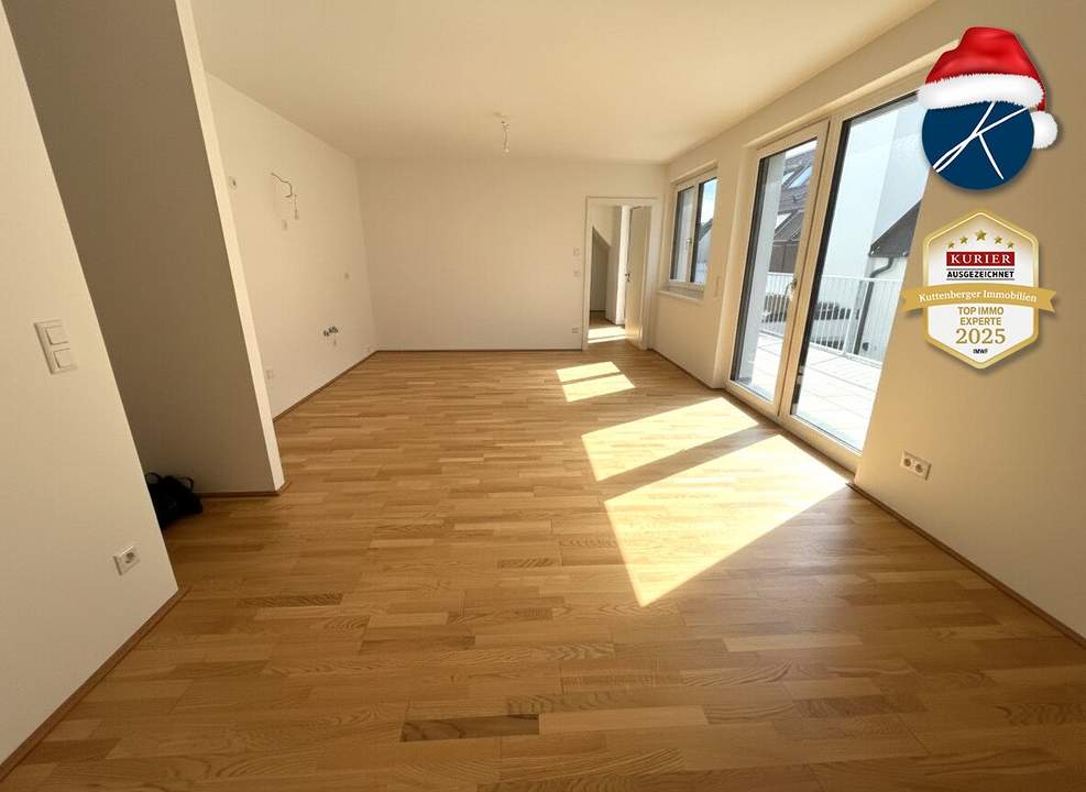 NEUBAU-ERSTBEZUG: Sonnige Balkonwohnung - Grünruhelage - Nähe U1 Oberlaa