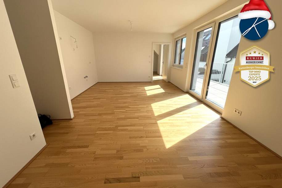 NEUBAU-ERSTBEZUG: Sonnige Balkonwohnung - Grünruhelage - Nähe U1 Oberlaa, Wohnung-kauf, 295.000,€, 1100 Wien 10., Favoriten