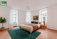 Einladende Altbau-Eckwohnung in Ruhelage nahe U4 Meidling Hauptstraße, U6 und Theresienpark!