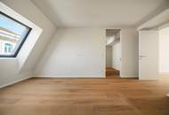 ESSENZ NO. 1 - 2-Zimmer-Erstbezug (69 m²) + Schrankraum | 6 m² Balkon, 1. DG mit wenig Schrägen