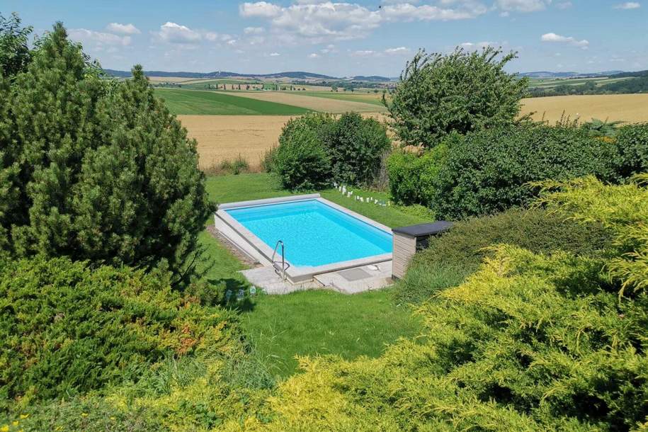 **PROVISIONSFREI** Entzückender Bungalow inkl. Pool und traumhaftem Ausblick, perfekt für Naturliebhaber!, Haus-kauf, 429.000,€, 2111 Korneuburg