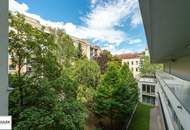 Grünblick in den Innenhof: helle 2-Zimmer Neubauwohnung ~ Kaiserstr. 68 ~ ab 1.1.26!!