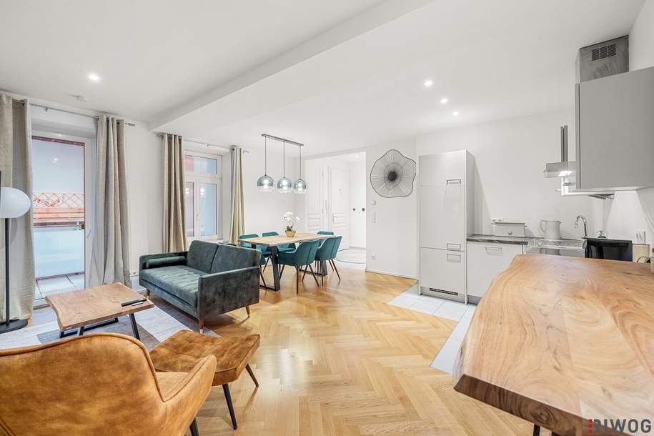 ALTBAU-BALKONWOHNUNG | SANIERTER STILALTBAU | Ca. 2 Min. zur U4 SCHÖNBRUNN | Ca. 15 Min. in den 1. Bezirk, Wohnung-kauf, 458.724,€, 1150 Wien 15., Rudolfsheim-Fünfhaus