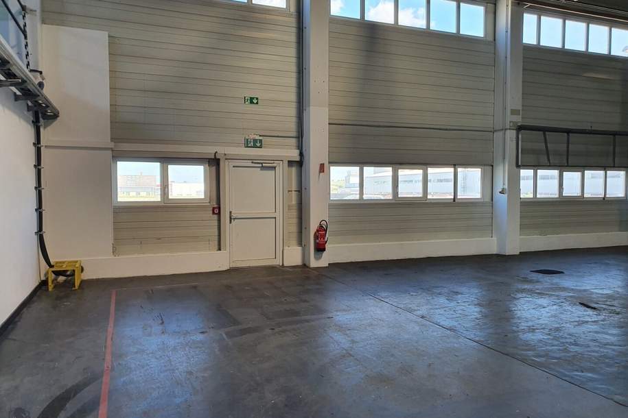 Zur Vermietung gelangt eine Lagerhalle mit ca. 700 m² Gesamtfläche in Siegendorf nahe Eisenstadt - Sopron, Gewerbeobjekt-miete, 6,00,€, 7011 Eisenstadt-Umgebung