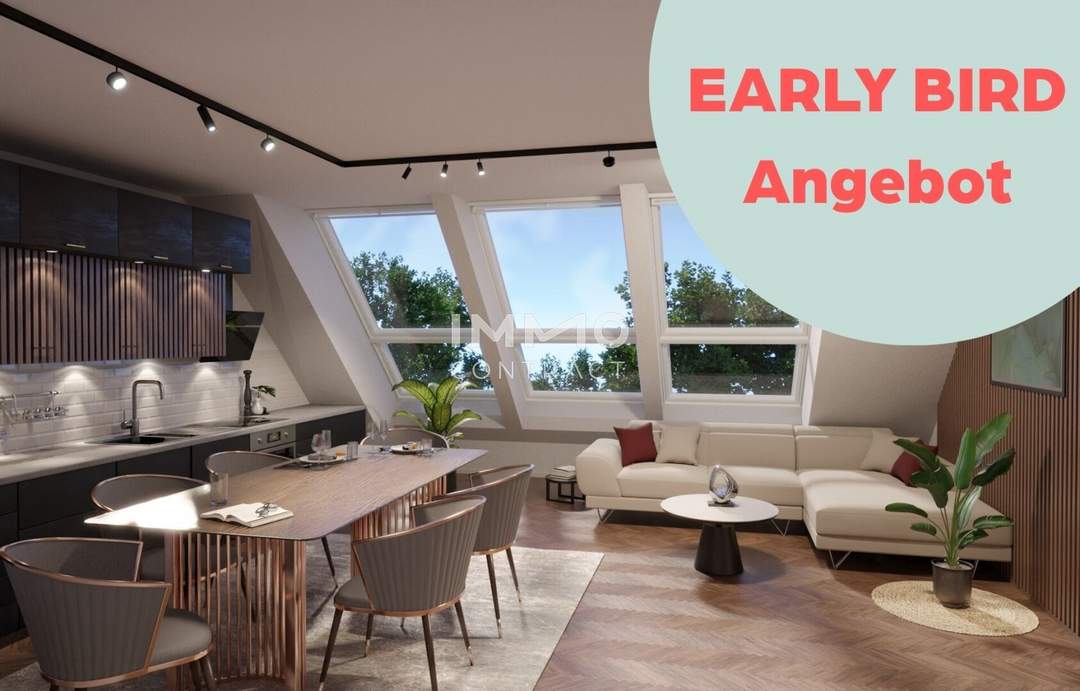 Provisionsfrei! Hochwertige 4 Zimmer + 2 Bäder + Terrasse im 2. Liftstock