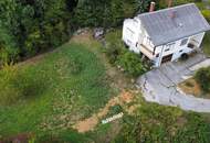 Wohnhaus mit Garage auf traumhaftem Grundstück am Waldrand mit herrlichem Ausblick zu verkaufen