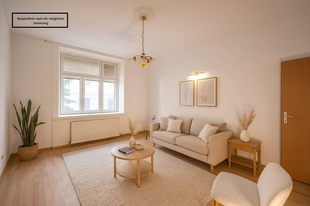 ++NEU++ 3-Zimmer ALTBAUWOHNUNG (sanierungsbedürftig) in ruhiger Lage!