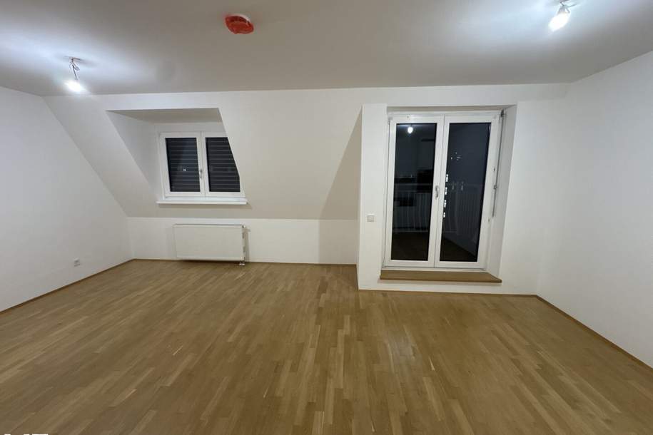 Neuwertige Dachgeschoßwohnung mit Klima und Balkon, Wohnung-miete, 837,00,€, 1090 Wien 9., Alsergrund