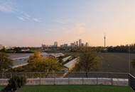 *NEUWERTIGE* vollmöblierte Dachgeschoss-OASE | über 100 m² Dach- & Gartenterrasse + Balkon | absolute Innenhof-Ruhelage - nahe Alte Donau