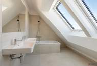 ERSTBEZUG mit DACHTERRASSE | DG-Maisonette Nähe Alte Donau | Traumhafter Fernblick | Teils hofseitig | Fernwärme | TG-Stellplatz optional | Ideal für Anleger oder Eigennutzer | Nachhaltiges Projekt