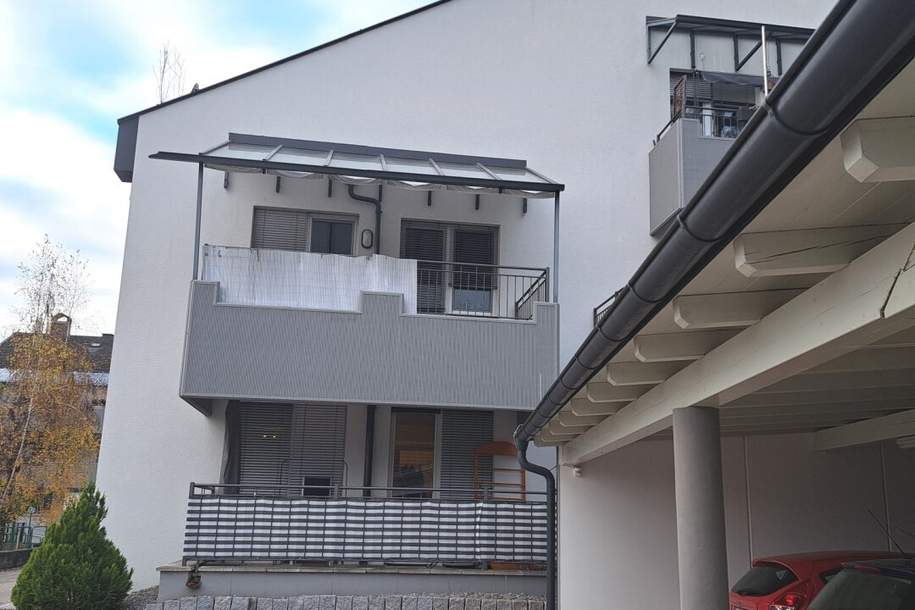 Ostermiething/Zentrum: Sehr gepflegte Kleinwohnung (EG) ca. 42m² dazu große Terrasse 14,42m², Abstellraum und zugeordneter Parkplatz!, Wohnung-kauf, 159.000,€, 5121 Braunau am Inn