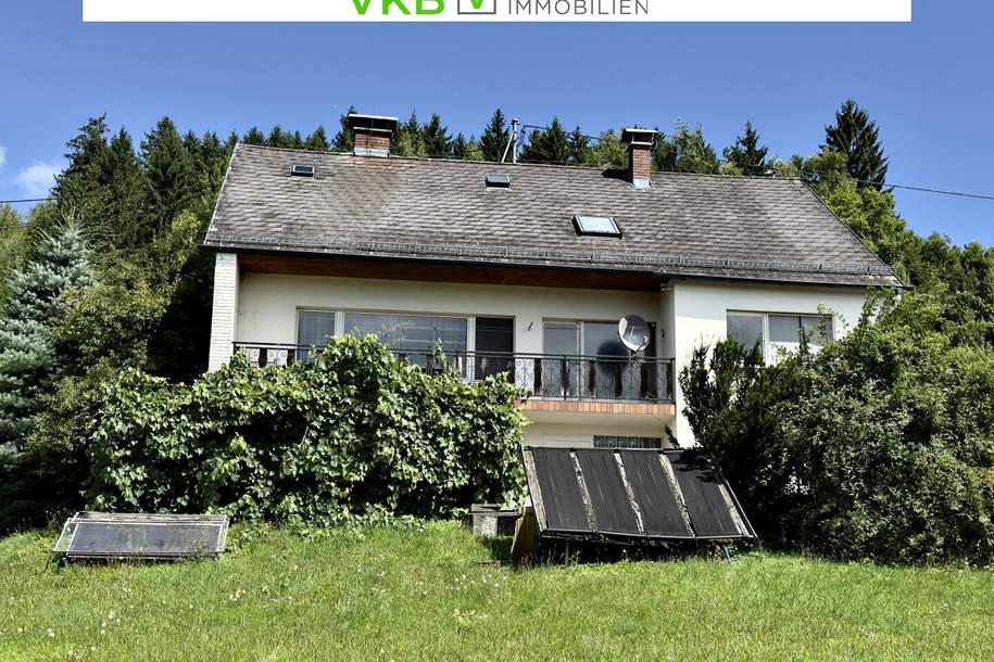 SCHLÜßLBERG | STRAßFELD: Idyllisches Zweifamilienhaus mit großzügigem, sonnigem Garten und beeindruckendem Fernblick!, Haus-kauf, 380.000,€, 4707 Grieskirchen