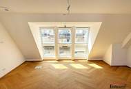 PROVISIONSFREI - ERSTBEZUG - Exklusive Dachgeschossmaisonette mit 2 Freiflächen und Deckenkühlung in RUHELAGE!