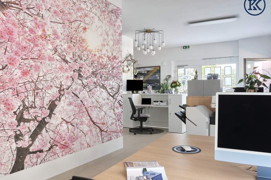 Lokal mit Garten & 2 Stellplätzen in der Garage – ideal, um Ihre Businessidee umzusetzen!, Gewerbeobjekt-kauf, 1220 Wien 22., Donaustadt