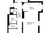 Hochwassergeschützte, großzügige Wohnung mit Loggia 3 Zi, (4.möglich) + Carport!