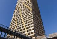 ERSTBEZUG - Q TOWER: Exklusive 4 Zimmerwohnung mit 57m² Balkon und traumhaftem Blick über ganz Wien