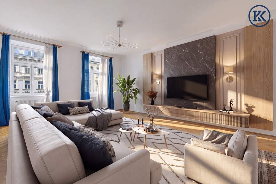 Elegante Altbauwohnung mit Geschichte im Herzen des 8. Bezirks, Wohnung-kauf, 1080 Wien 8., Josefstadt