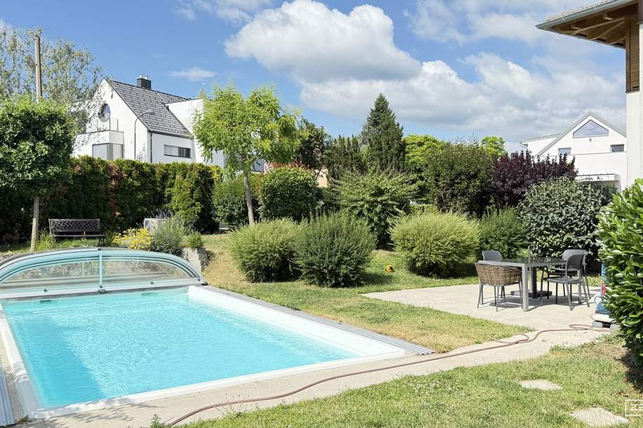 Exklusive Doppelhaushälfte mit beheiztem Pool auf 516 m² in Bestlage von Hietzing | ZELLMANN IMMOBILIEN, Haus-kauf, 990.000,€, 1130 Wien 13., Hietzing