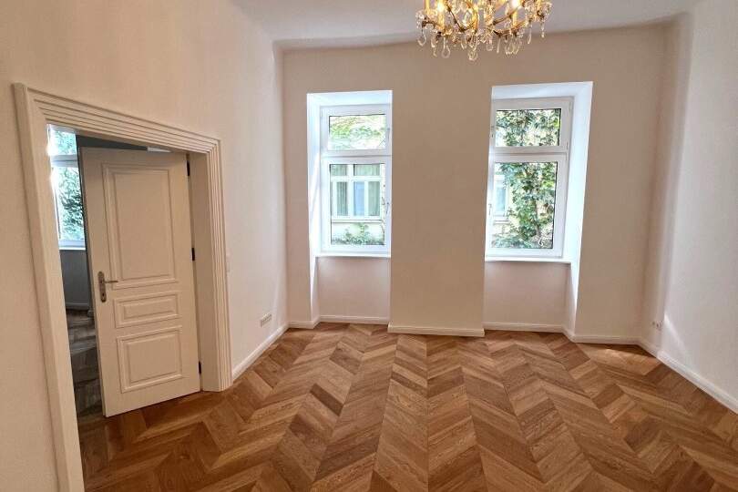 Erstbezug - Qualitativ hochwertigst sanierte Altbauwohnung im Innenhof 1. Stock - nur ca. 3 Gehminuten zur U3 Station Kardinal-Nagl-Platz, Wohnung-kauf, 650.000,€, 1030 Wien 3., Landstraße