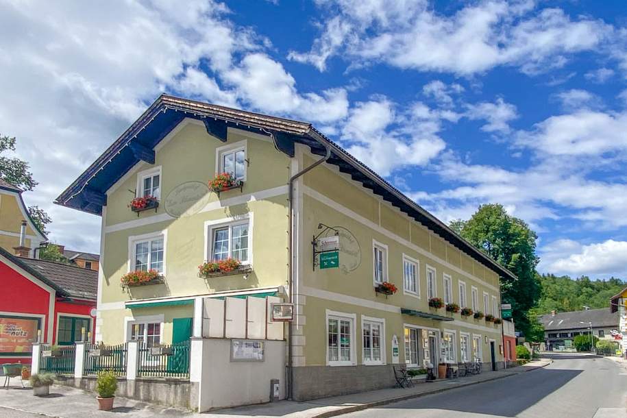 Tor zum Naturparadies Mariazeller Land - traditionsreicher Gasthof mit Gästezimmer, Gewerbeobjekt-kauf, 490.000,€, 3193 Lilienfeld