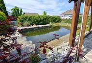 Stilvoller Bungalow mit Gartenidylle, Photovoltaik &amp; Teichanlage