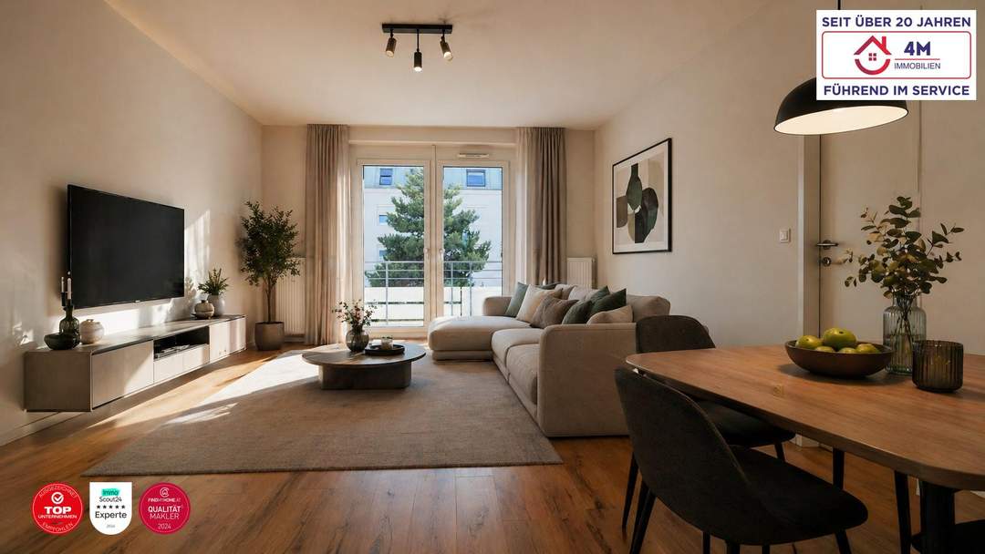 *Nur wenige Minuten von Schwechat* Generalsanierte 3-Zimmer Wohnung mit großer Sonnenlogia in ruhiger Lage