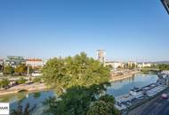 helle moderne 3 Zimmerwohnung mit traumhaften Blick über den Donaukanal