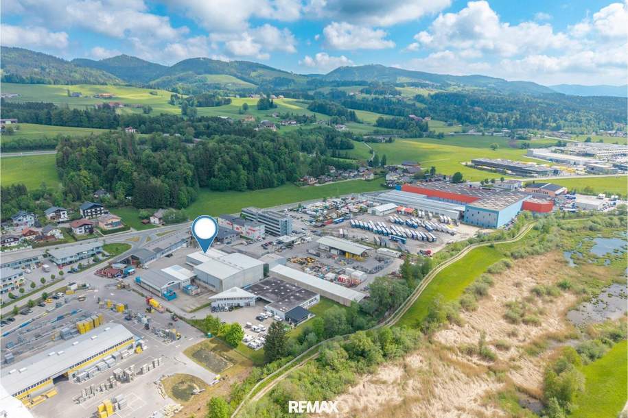 Lagerhalle mit optimaler Verkehrsanbindung in Thalgau, Gewerbeobjekt-miete, 4.441,67,€, 5303 Salzburg-Umgebung