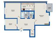 Gepflegte 3-Zimmer-Wohnung in Innenhoflage mit Loggia & U1-Nähe