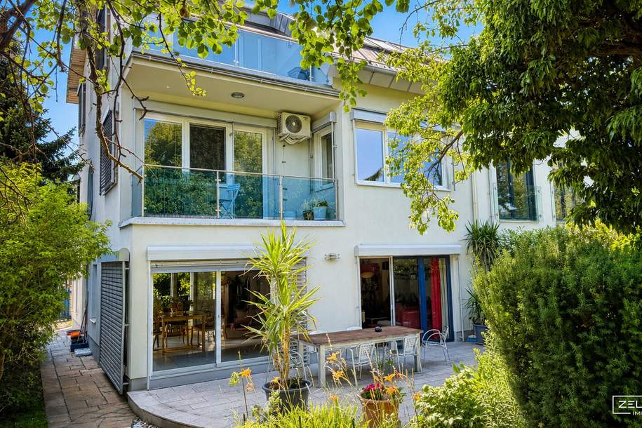 Architektenhaus mit Garten, Pool und außergewöhnlich flexiblem Raumkonzept | ZELLMANN IMMOBILIEN, Haus-kauf, 1.590.000,€, 1120 Wien 12., Meidling