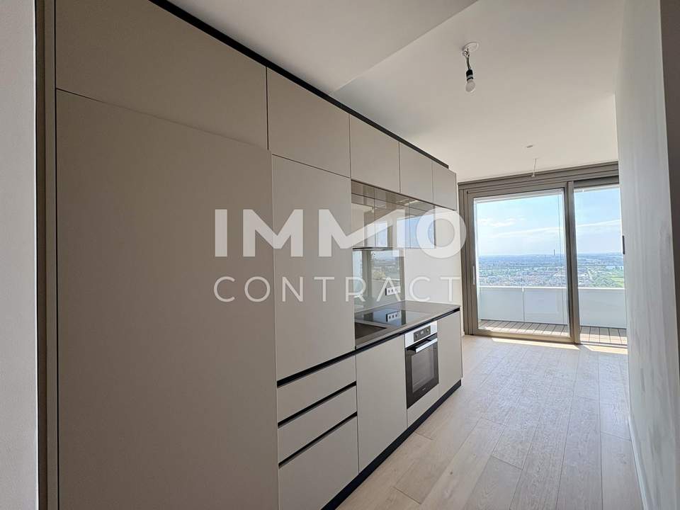 DANUBEFLATS: Liebenswertes Studio mit fantastischem Balkon (Doorman, Gym, Spa, Pool, Lounges)