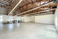 Loft in der Brotfabrik Wien mit atemberaubender Raumhöhe, herrlicher Terrasse und Stellplatz!