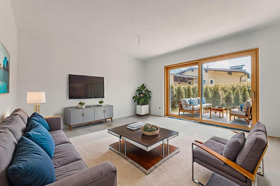 Hochwertige Wohnung mit Terrasse in idyllischer Lage zur Miete oder Mietkauf, Wohnung-miete, 1.150,00,€, 6345 Kitzbühel