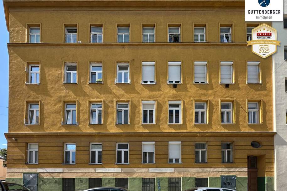 U1-Nähe: Mehrheitsanteil inkl. Rohdachboden mit Parkblick, Gewerbeobjekt-kauf, 1.350.000,€, 1100 Wien 10., Favoriten