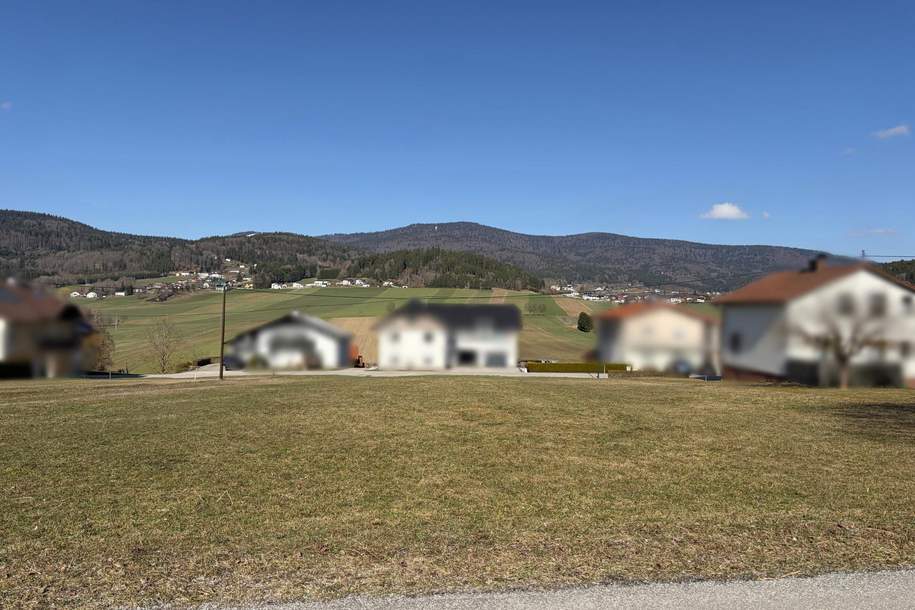 Leistbares Baugrundstück mit Blick zum Böhmerwald, Grund und Boden-kauf, 50.700,€, 4163 Rohrbach