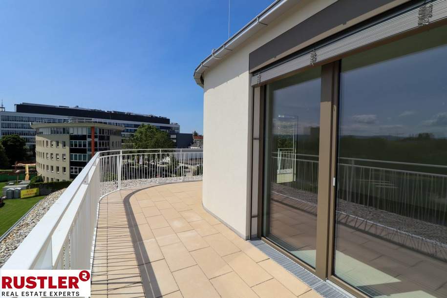 4-Zimmer-Dachterrassenwohnung mit einem unverbauten Blick auf die Traisen., Wohnung-kauf, 875.500,€, 3100 Sankt Pölten(Stadt)